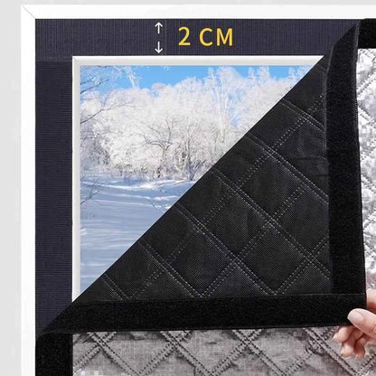 Curtains for winter warmth and windproof, fully sealed, window insulation film, insulated curtains, door curtains, cold proof