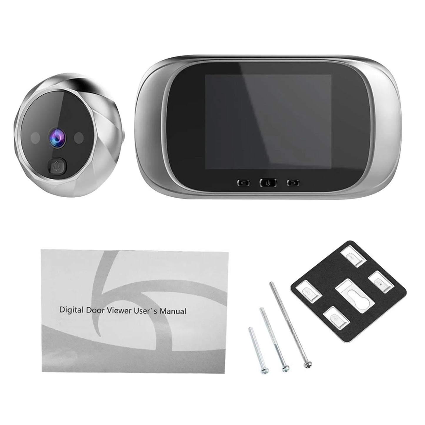 Digital Door Viewer Peephole Camera 2.8 Inch with Night Vision & Photo Capture