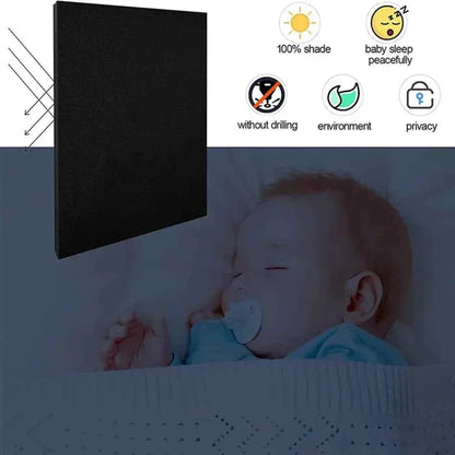 Portable Blackout Curtain - Stick-On Travel Window Blind with Thermal Insulation (145x200cm) - Shello's Creative Boutique