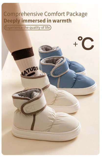 Unisex Winter Snow Boots - Waterproof Plush Anti-Slip Cotton Boots - Shello's Creative Boutique
