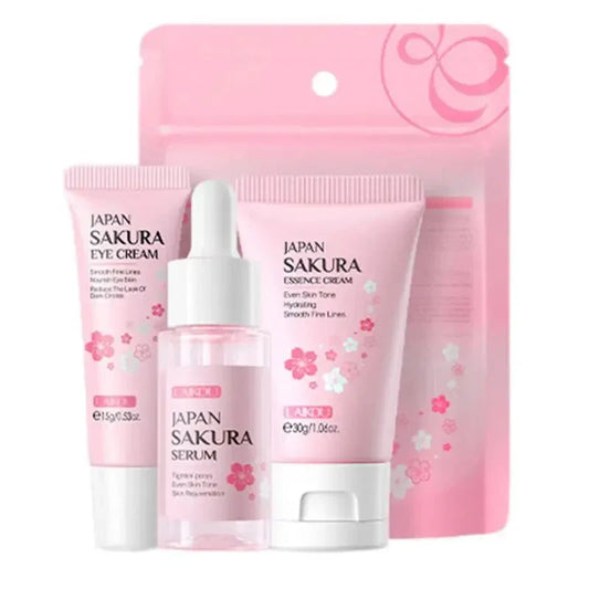 Sakura Face Skincare Set - Complete Moisturising & Anti-Aging Collection - Shello's Creative Boutique