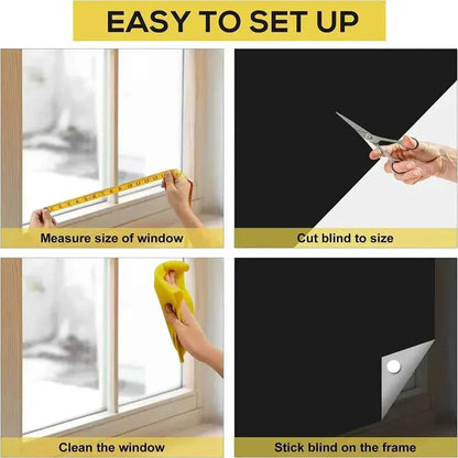 Portable Blackout Curtain - Stick-On Travel Window Blind with Thermal Insulation (145x200cm) - Shello's Creative Boutique