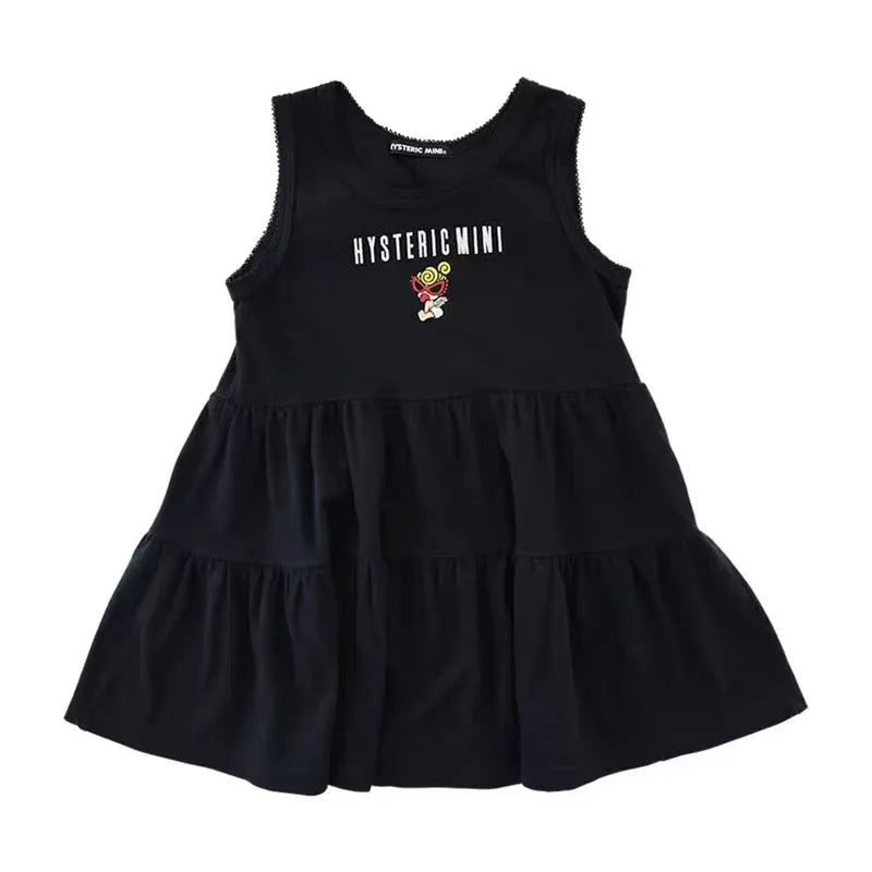 CiBYY Angel-Inspired Summer Couture Set – Sleeveless Embroidered Pacifier Print Dress for Unisex Toddlers Shello's Creative Boutique