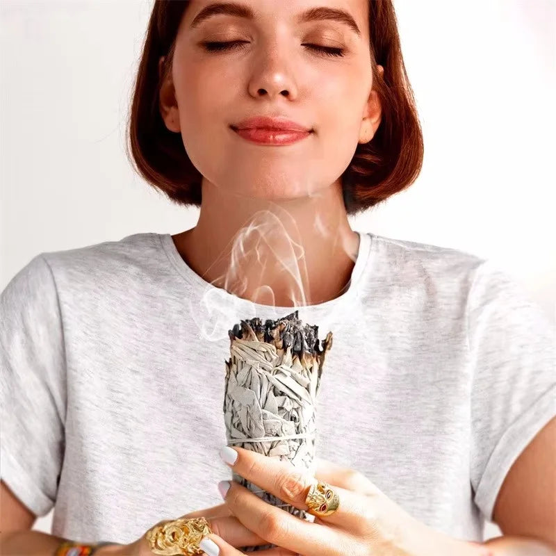 White Sage & Palo Santo Smudge Sticks Set - Natural Purification - Shello's Creative Boutique