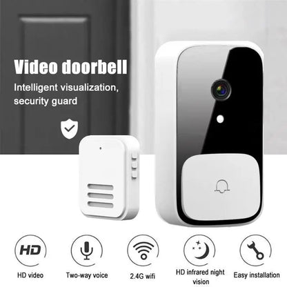 M5 Smart WiFi Video Doorbell Camera with IR Night Vision & Alarm