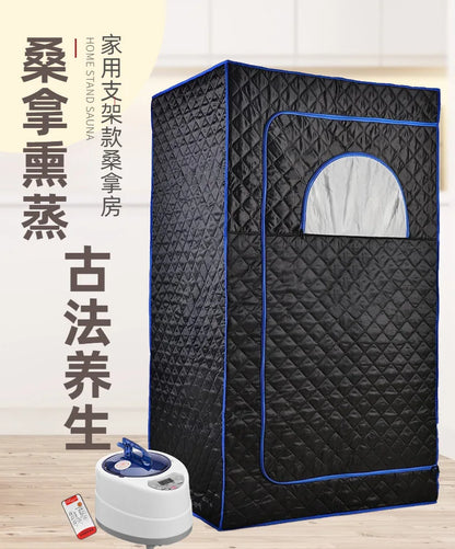 Foldable Full Body Steam Sauna Box – Home Sweat Steam Room with Fumigation Therapy