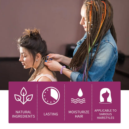 Dreadlock Styling Gel Strong Hold Frizz Dreadlock Damage Prevention & Moisturizing Styling Wax with Shine All Hair Types - Shello's Creative Boutique