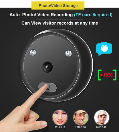 2.4 Inch Video Peephole Doorbell Camera with Night Vision