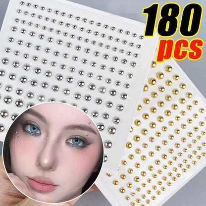 Adhesive Faux Piercing Stud Set – 165/180 Pieces