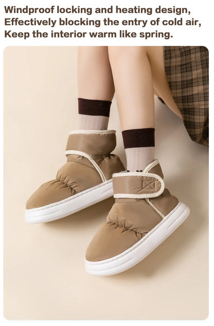 Unisex Winter Snow Boots - Waterproof Plush Anti-Slip Cotton Boots - Shello's Creative Boutique