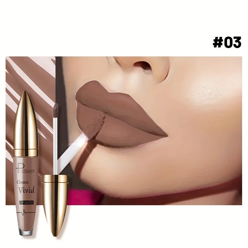 High Pigmented Matte Lip Glaze - Long-Lasting, Smudge Proof, Liquid Lipstick Makeup Valentine's Day Gifts, Women's Day Gift - Shello's Creative Boutique