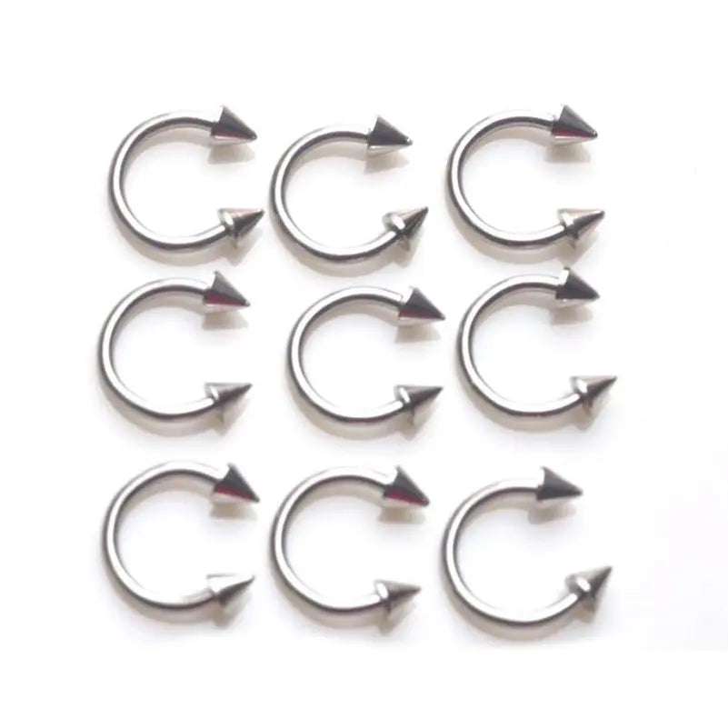 45/90-Piece Stainless Steel Body Piercing Jewellery Set