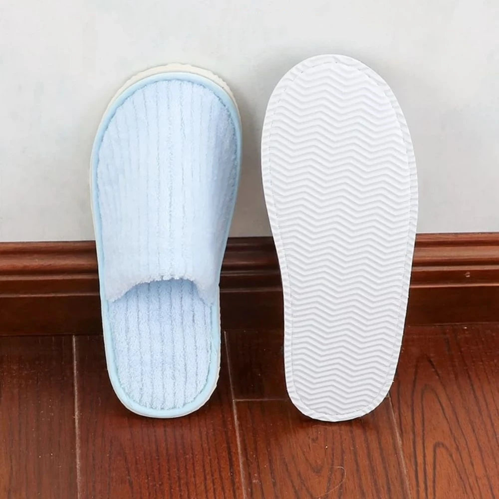 Disposable Guest Slippers - 3 Pairs Non-Slip Indoor Set - Shello's Creative Boutique