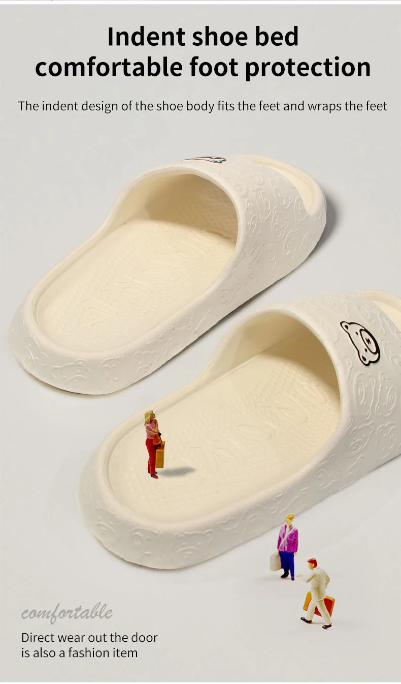 Women's Non-Slip EVA Sandal Slippers – Lightweight Indoor & Bathroom Slides - Shello's Creative Boutique