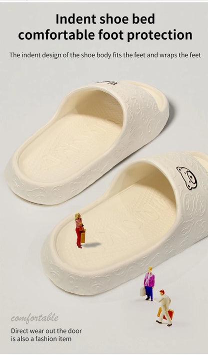 Women's Non-Slip EVA Sandal Slippers – Lightweight Indoor & Bathroom Slides - Shello's Creative Boutique