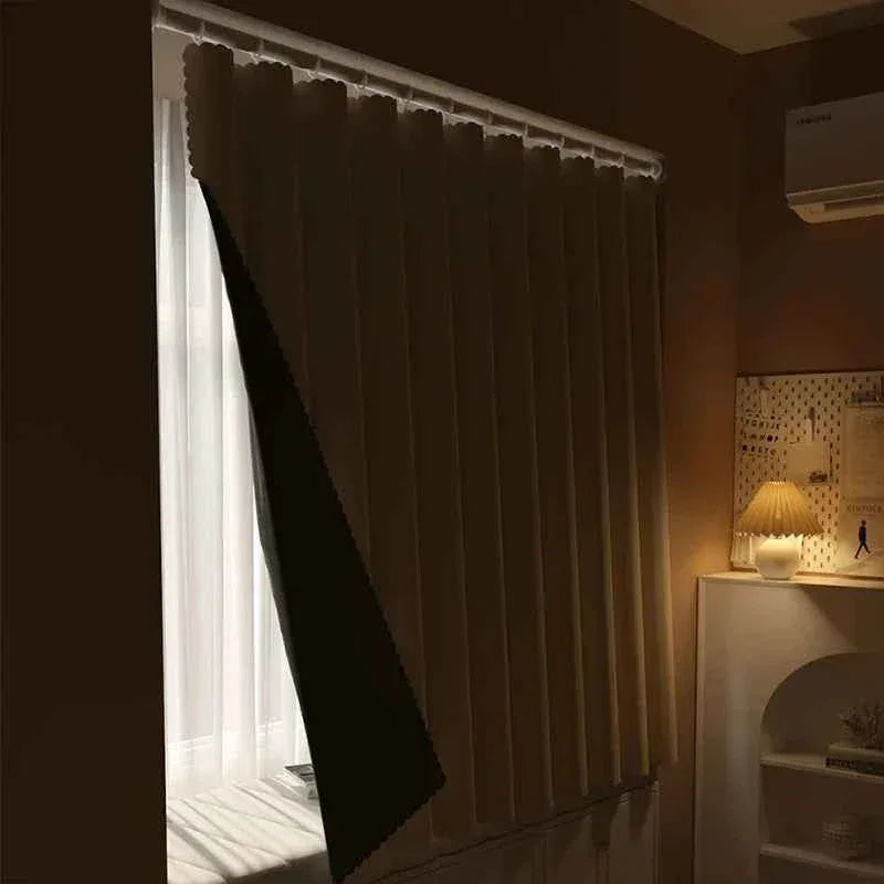 High Shading Blackout Curtains - Bedroom & Living Room Privacy Drapes with Hooks - Shello's Creative Boutique