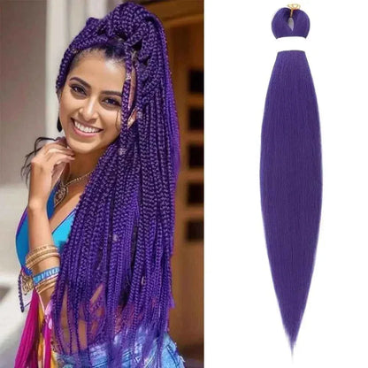 Pre-Stretched Braiding Hair 26" - Jumbo Braids Synthetic Hair for Crochet & Box Braids - Shello's Creative Boutique
