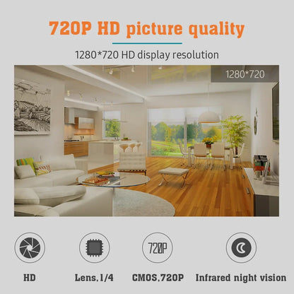 Video Door Peephole Camera with Wireless Monitor & Night Vision
