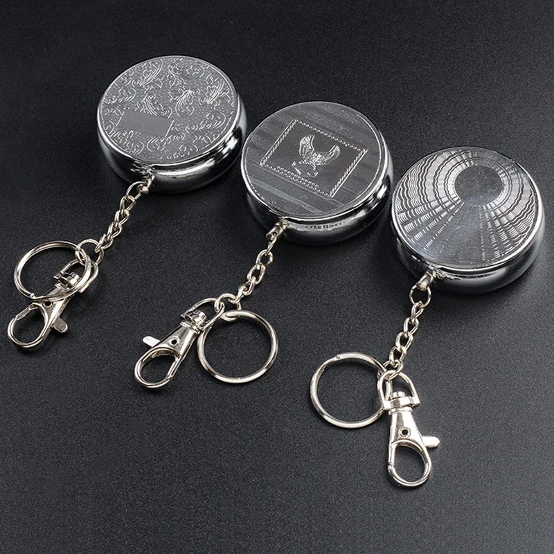 Mini Portable Stainless Steel Ashtray With Lid – Pocket & Car Ashtray for Travel