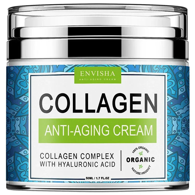 ENVISHA Collagen & Hyaluronic Acid Face Cream - Anti-Wrinkle Moisturizing Night Cream - Shello's Creative Boutique