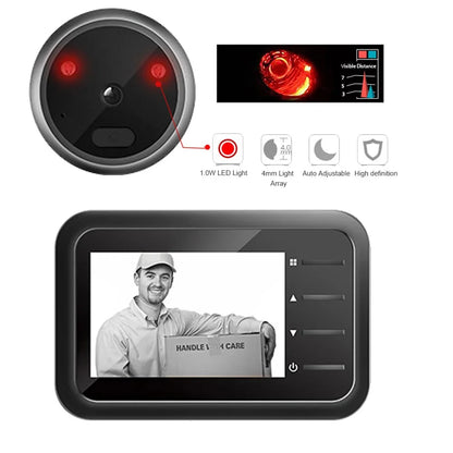 2.4 Inch Video Peephole Doorbell Camera with Night Vision