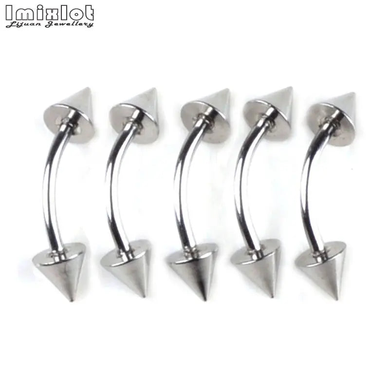 45/90-Piece Stainless Steel Body Piercing Jewellery Set