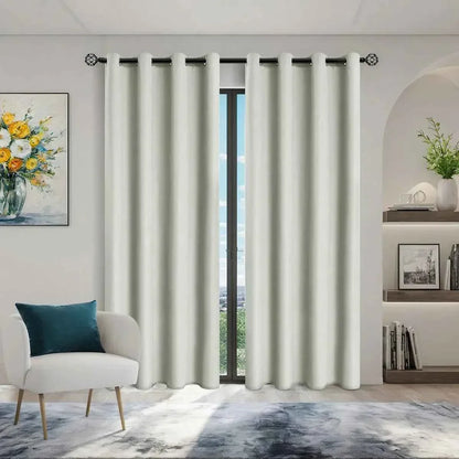 Solid Blackout Curtains with Grommets - Total Privacy Drapes for Bedroom - Shello's Creative Boutique