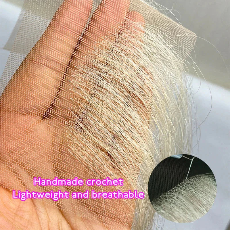 Handmade Baby Hair Lace Edges - 100% Remy Human Hair Wig Pieces for Natural Hairline - Shello's Creative Boutique
