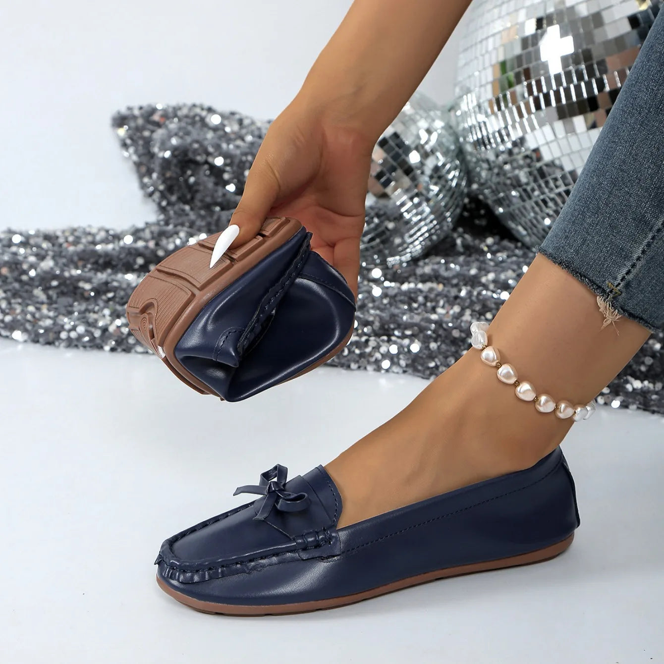Ballet Flats - Classic Round Toe Loafers for Women - Shello's Creative Boutique