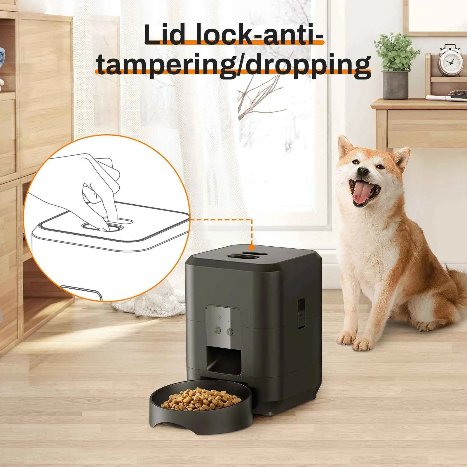 Smart Pet Feeder Automatic Cat Feeder Dog Slow Food Machine With Timed Quantitative Automatic Cat Food Dispenser Cat Dog Bowl