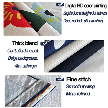 Forest Nature Landscape Door Curtains - Noren Style Entrance Drapes - Shello's Creative Boutique