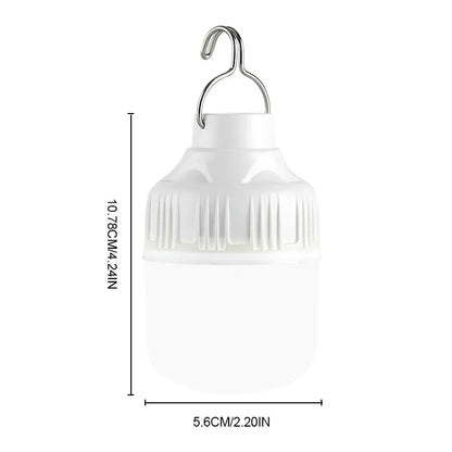 Outdoor USB Rechargeable LED Camping Lantern - Portable Emergency Light with Hook - Shello's Creative Boutique