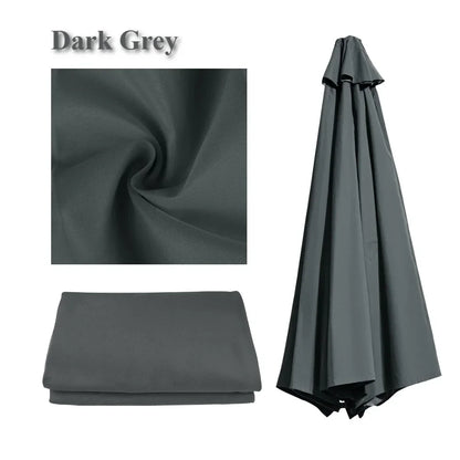 Parasol Replacement Cover – PU-Coated Oxford Waterproof Canopy for 6 & 8 Rib Garden Parasols