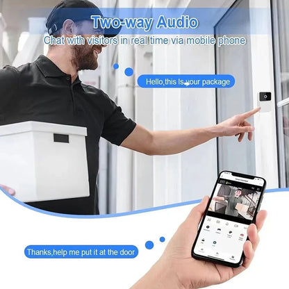 Wireless WiFi Video Doorbell with HD Camera, Night Vision & Voice Change