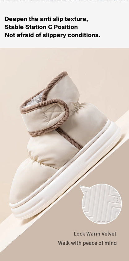 Unisex Winter Snow Boots - Waterproof Plush Anti-Slip Cotton Boots - Shello's Creative Boutique
