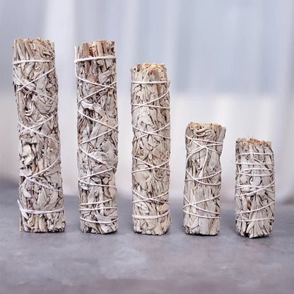 White Sage Bundle & Candle Set - California Smudge Stick Gift Set - Shello's Creative Boutique