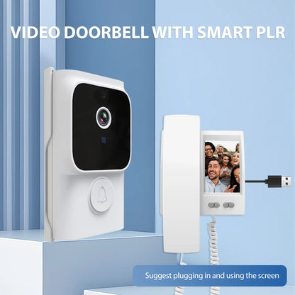 3.5 Inch IPS Wireless Video Door Phone Intercom System with Camera