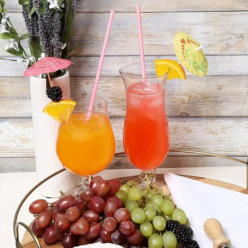 50pcs Mini Cocktail Umbrella Picks — Paper Parasol Party Sticks for Drinks & Cakes