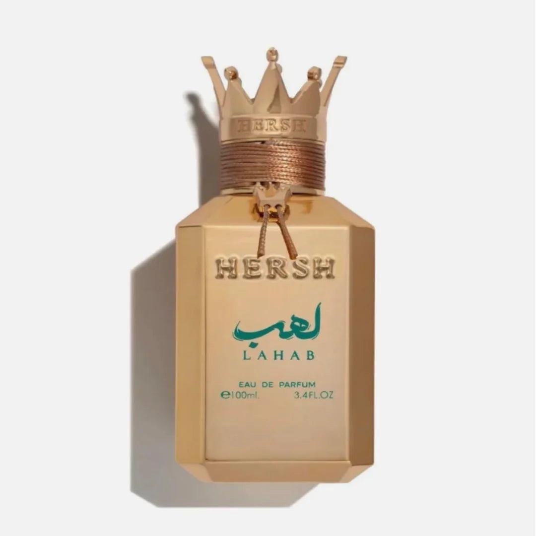 Luxury Fragrance Hersh Lahab Perfume Oud 3.4 oz 100ml EDP Spray, Long Lasting Cologne Luxury Gold Crown Perfume - Shello's Creative Boutique