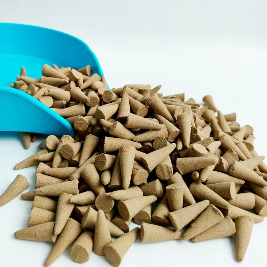 Mugwort Incense Cones - Long-Lasting Natural Aromatherapy 61-600pcs