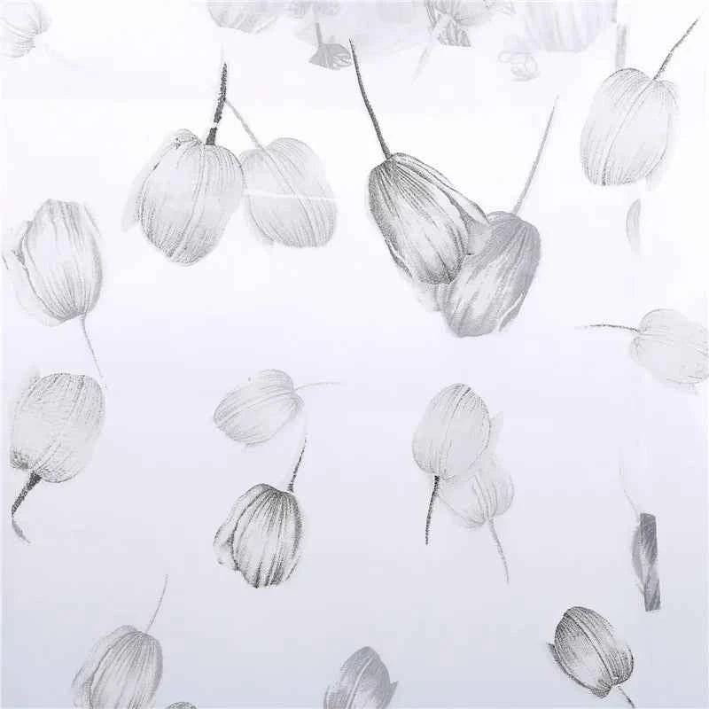 Beeinch Floral Tulle Curtains - Modern Sheer Window Panels for Living Room & Bedroom - Shello's Creative Boutique