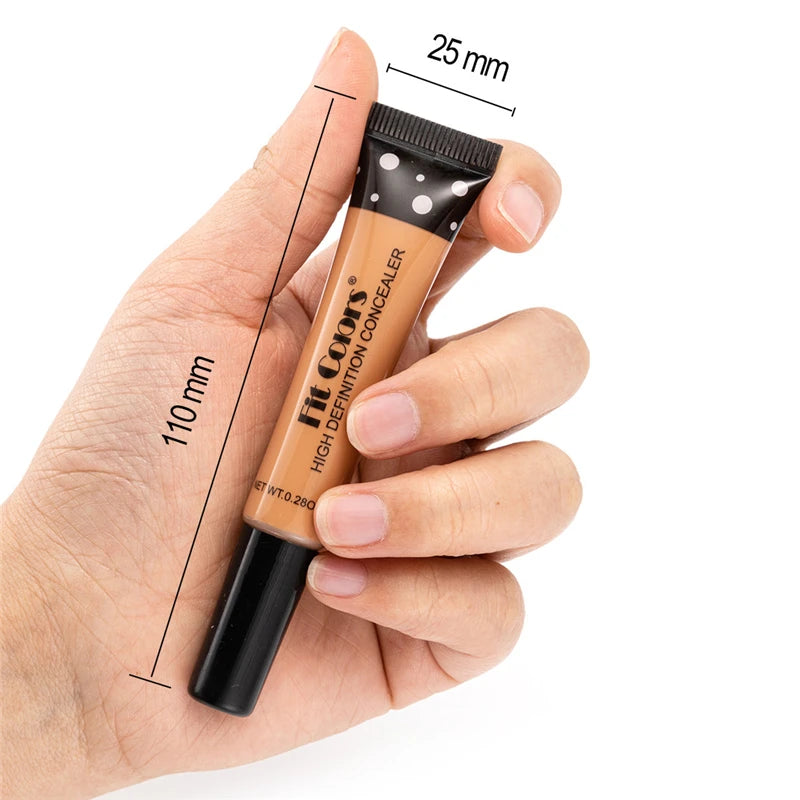 Nude Makeup Facial Foundation Waterproof Cover Blemish Base Fluid Concealer Oil Control Lasting Brighten Skin BB Cream Cosmetics - Shello's Creative Boutique