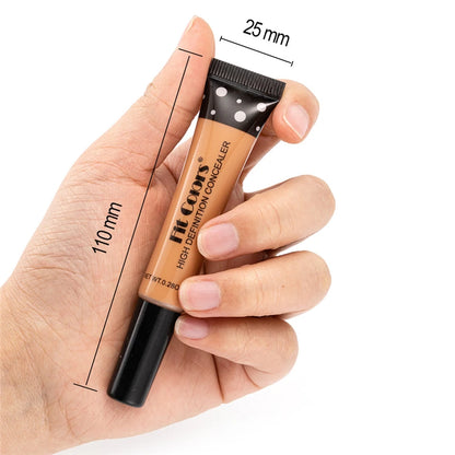 Nude Makeup Facial Foundation Waterproof Cover Blemish Base Fluid Concealer Oil Control Lasting Brighten Skin BB Cream Cosmetics - Shello's Creative Boutique