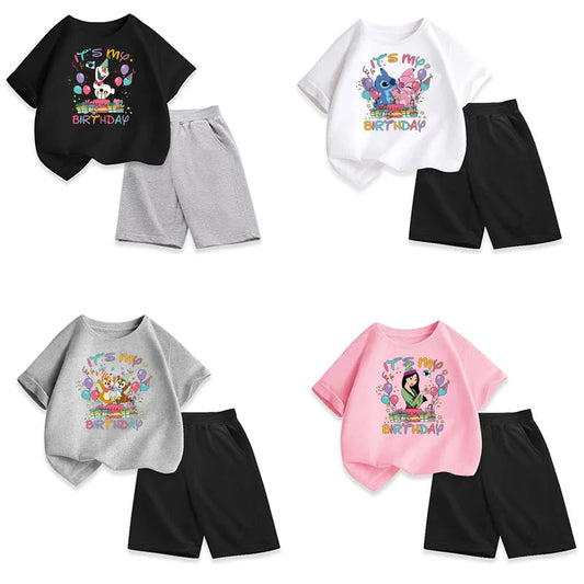 It's my birthday thermo-stickers for children Clothing patches Stitch vinyl stickers iron on transfer Shello's Creative Boutique