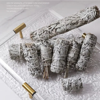 Natural White Sage Smudge Sticks - Home Purification & Energy Cleansing Bundles - Shello's Creative Boutique