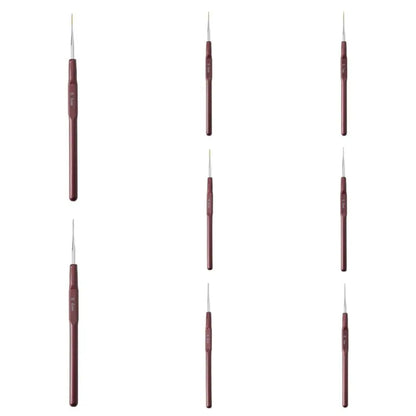 Dreadlock Crochet Hooks 0.5-0.8mm - Metal Plastic Micro Hook Set for Hair Weaving - Shello's Creative Boutique
