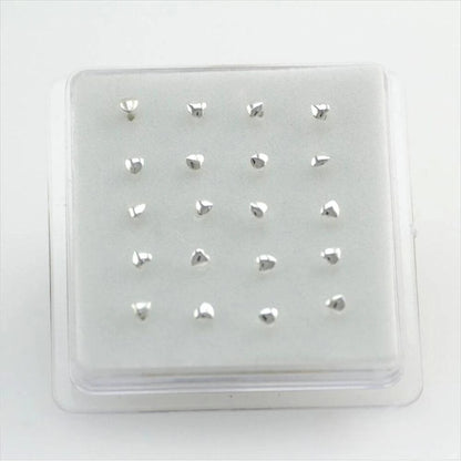Heart-Shaped Body Piercing Jewellery for Nose, Tongue & Lip