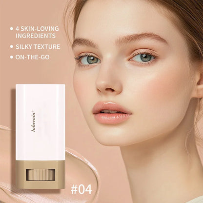 6Color Tinted Foundation Cream Stick Waterproof Lasting Oil-control Cover Acne Makeup Smooth Moisturize Concealer Serum Balm - Shello's Creative Boutique