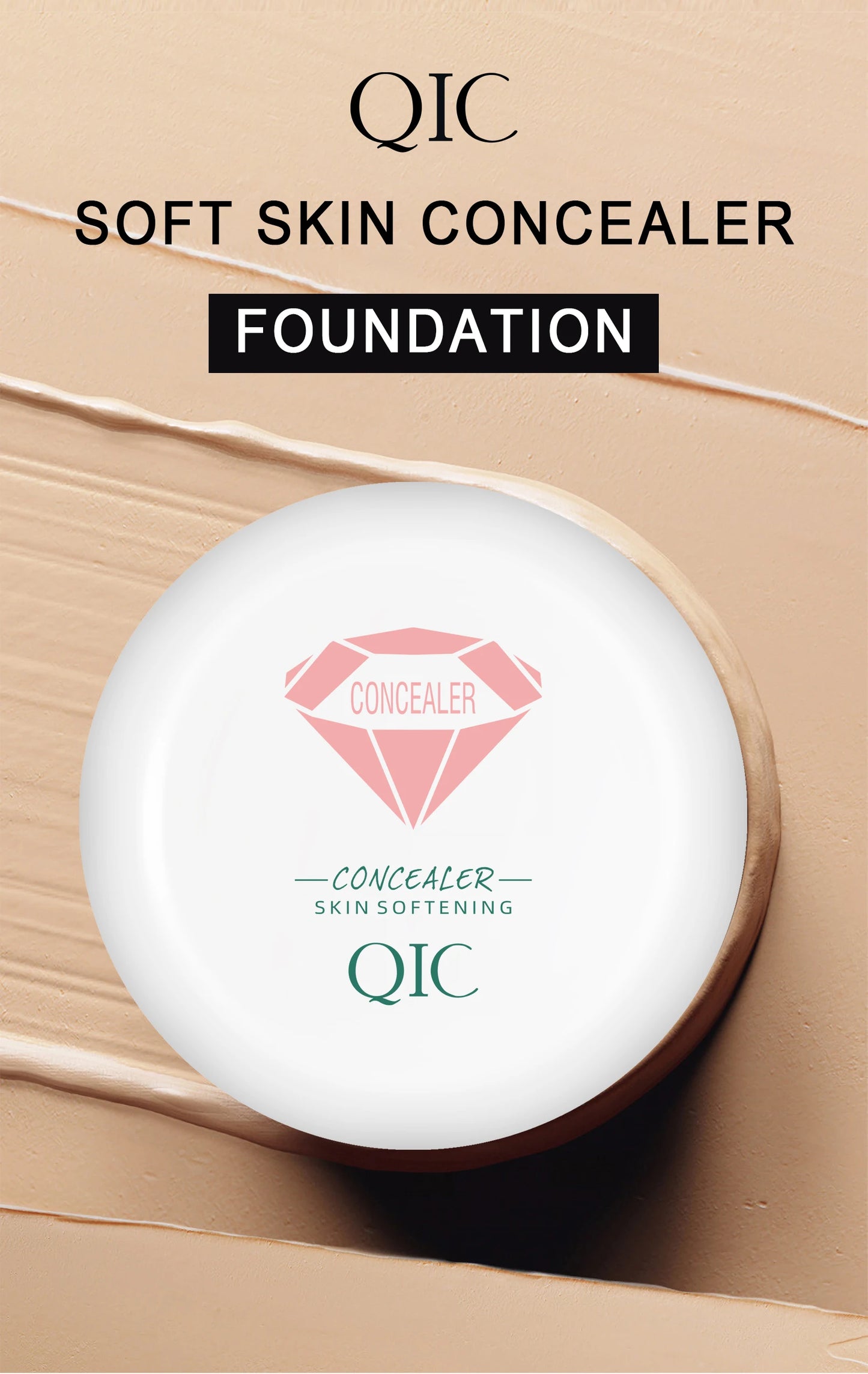 High Coverage Concealer - Waterproof Foundation BB Cream for Dark Circles & Blemishes - Shello's Creative Boutique
