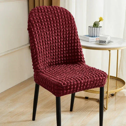 Simple Curved Chair Cover Universal Household Elastic Dining Table Chair Cover All-season Universal - Shello's Creative Boutique